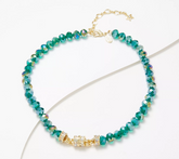 Kirks Folly Divine Azure Magnetic Gold Tone Necklace